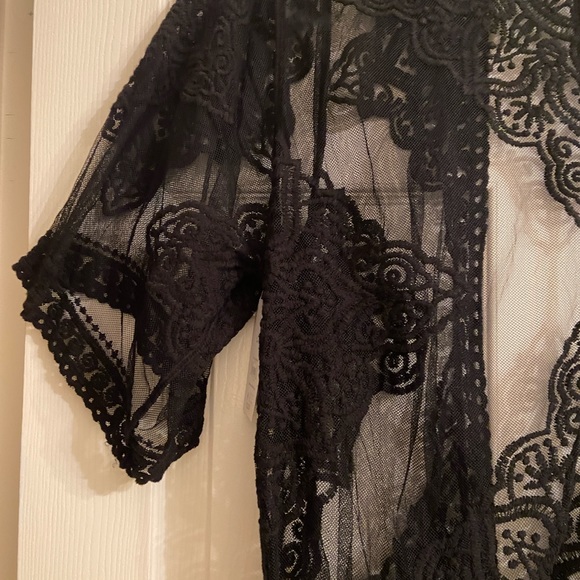 NWT SHEER BLACK DUSTER - Picture 9 of 16